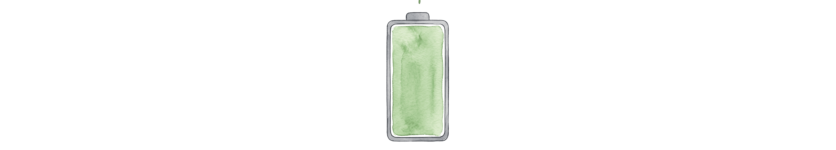Naładowana bateria.